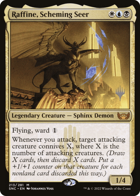 Raffine, Scheming Seer (213) — Streets of New Capenna Promos