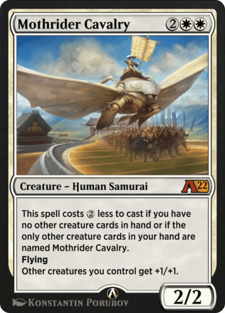 Mothrider Cavalry (5) — Alchemy: Kamigawa