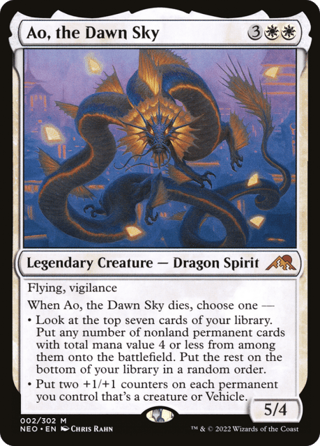 Ao, the Dawn Sky (2) — Kamigawa: Neon Dynasty