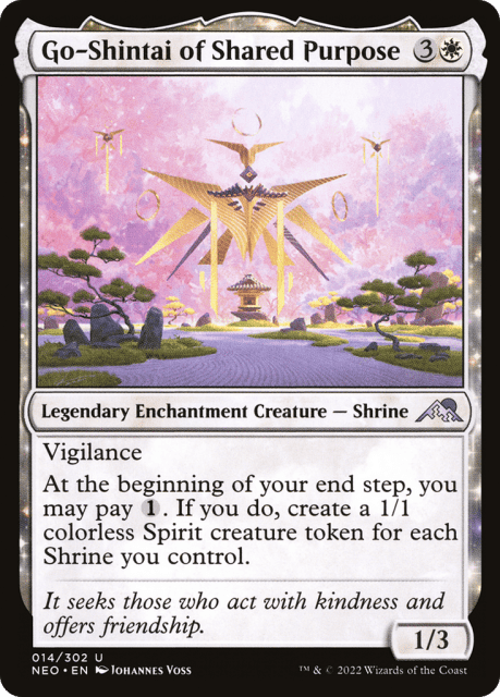 Go-Shintai of Shared Purpose (14) — Kamigawa: Neon Dynasty