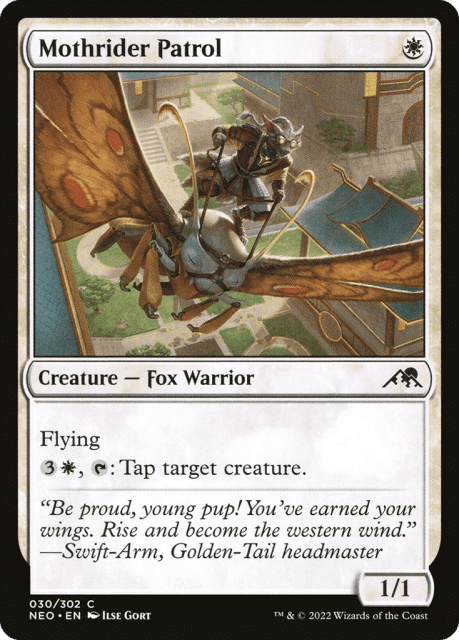 Mothrider Patrol (30) — Kamigawa: Neon Dynasty