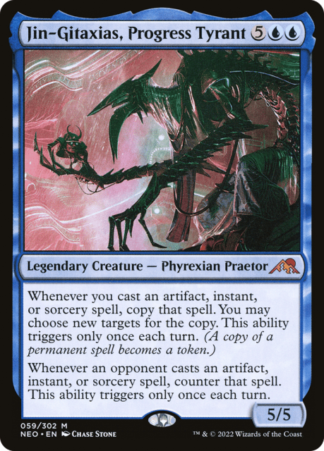 Jin-Gitaxias, Progress Tyrant (59) — Kamigawa: Neon Dynasty