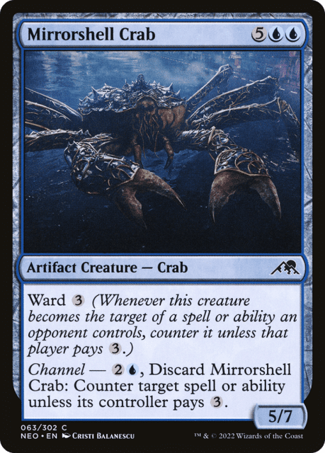 Mirrorshell Crab (63) — Kamigawa: Neon Dynasty