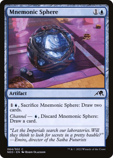 Mnemonic Sphere (64) — Kamigawa: Neon Dynasty