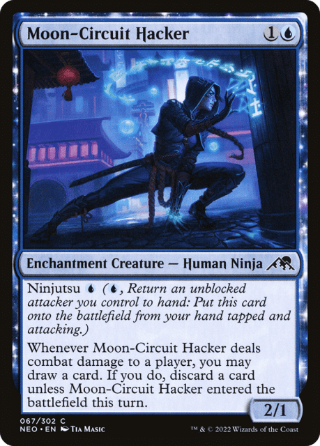 Moon-Circuit Hacker (67) — Kamigawa: Neon Dynasty