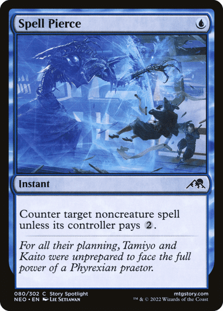 Spell Pierce (80) — Kamigawa: Neon Dynasty