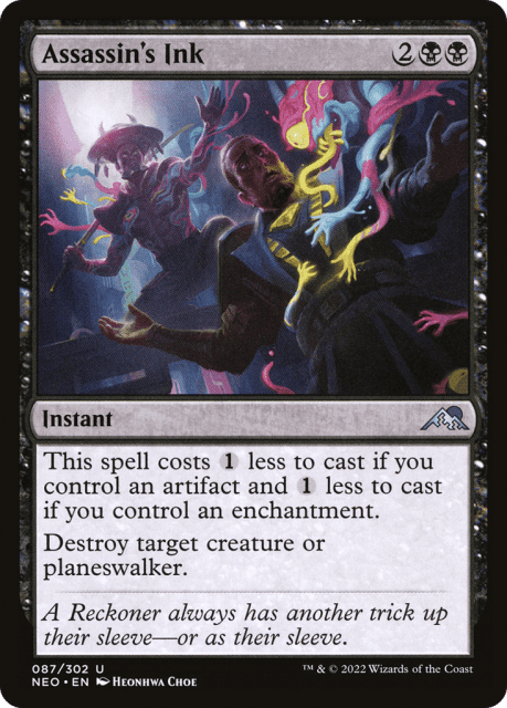 Assassin's Ink (87) — Kamigawa: Neon Dynasty