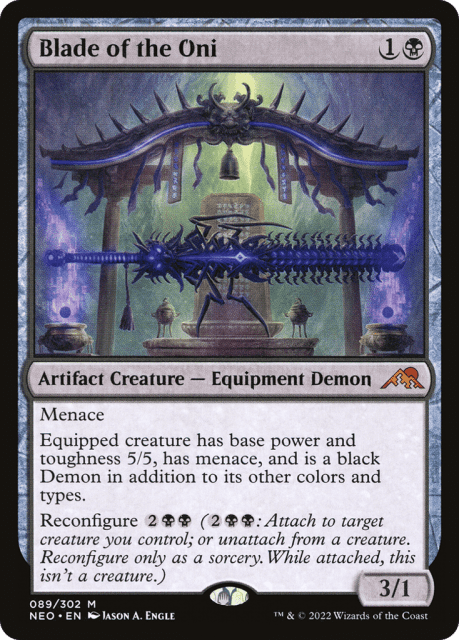 Blade of the Oni (89) — Kamigawa: Neon Dynasty