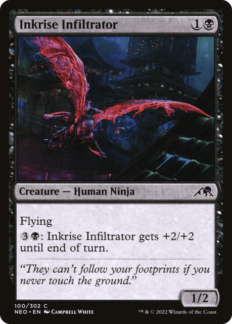 Inkrise Infiltrator (100) — Kamigawa: Neon Dynasty