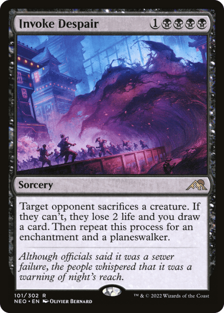 Invoke Despair (101) — Kamigawa: Neon Dynasty