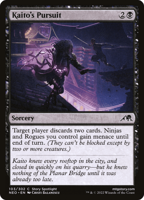 Kaito's Pursuit (103) — Kamigawa: Neon Dynasty