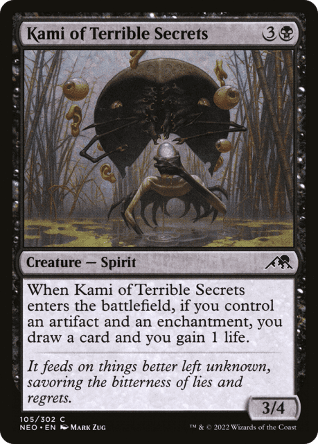 Kami of Terrible Secrets (105) — Kamigawa: Neon Dynasty