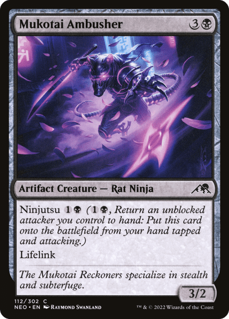 Mukotai Ambusher (112) — Kamigawa: Neon Dynasty