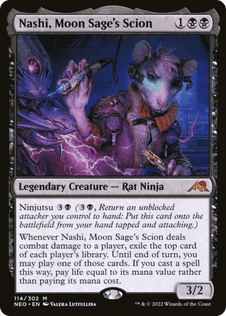 Nashi, Moon Sage's Scion (114) — Kamigawa: Neon Dynasty