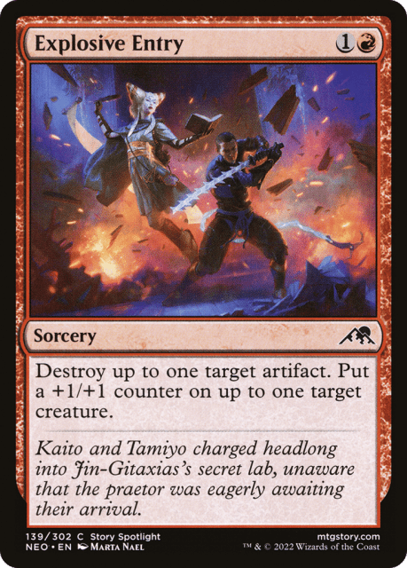 Explosive Entry (139) — Kamigawa: Neon Dynasty