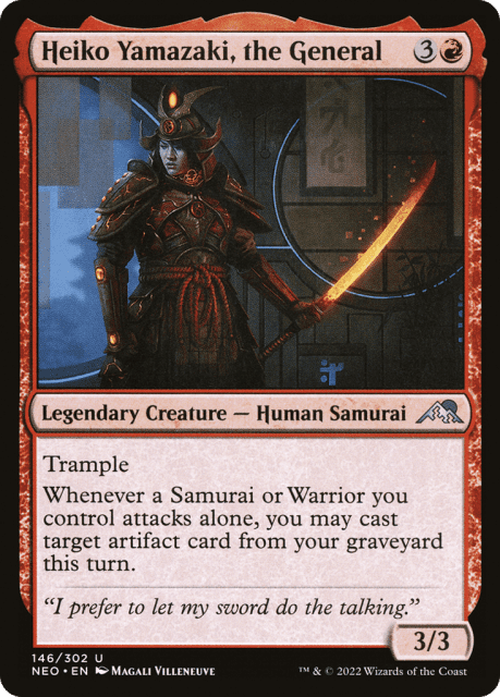 Heiko Yamazaki, the General (146) — Kamigawa: Neon Dynasty