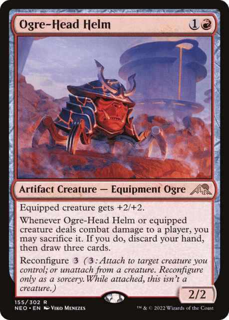 Ogre-Head Helm (155) — Kamigawa: Neon Dynasty