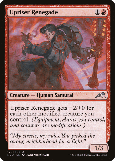 Upriser Renegade (170) — Kamigawa: Neon Dynasty