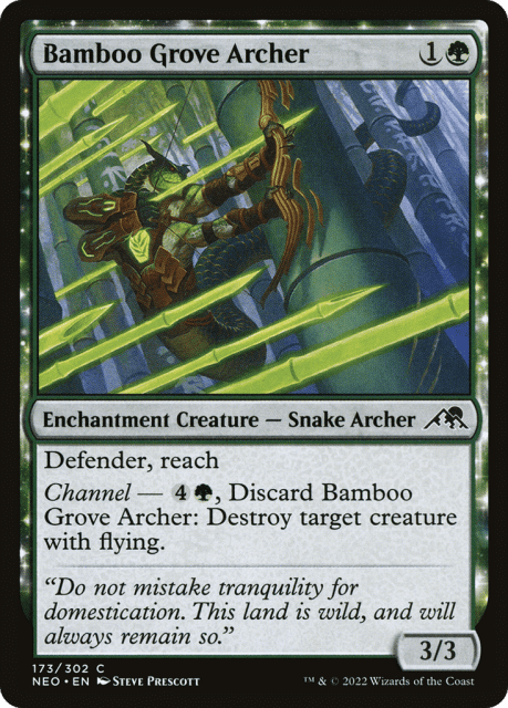 Bamboo Grove Archer (173) — Kamigawa: Neon Dynasty