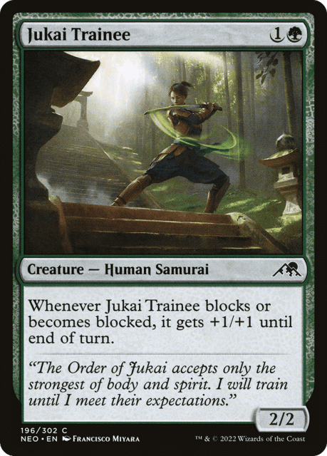 Jukai Trainee (196) — Kamigawa: Neon Dynasty