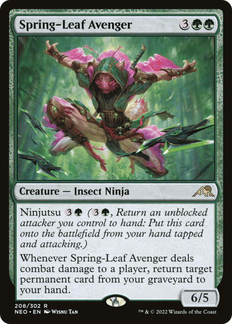 Spring-Leaf Avenger (208) — Kamigawa: Neon Dynasty