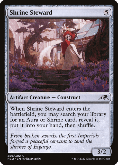 Shrine Steward (259) — Kamigawa: Neon Dynasty