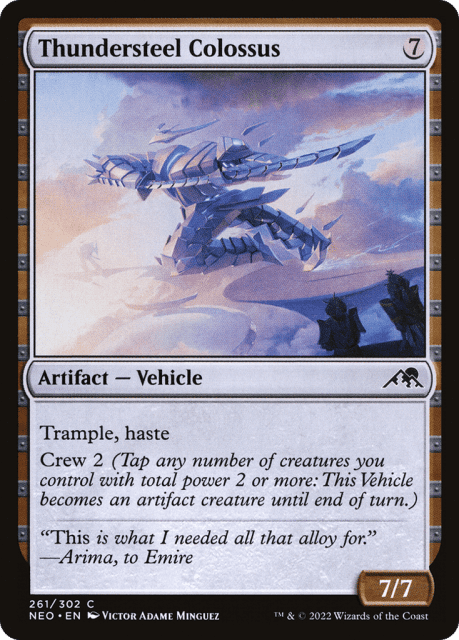 Thundersteel Colossus (261) — Kamigawa: Neon Dynasty