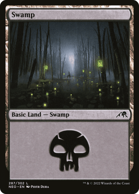 Swamp (287) — Kamigawa: Neon Dynasty