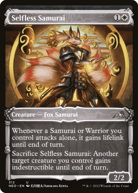 Selfless Samurai (312) — Kamigawa: Neon Dynasty