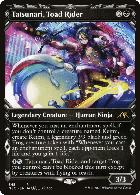 Tatsunari, Toad Rider (345) — Kamigawa: Neon Dynasty