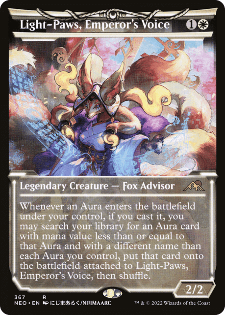 Light-Paws, Emperor's Voice (367) — Kamigawa: Neon Dynasty