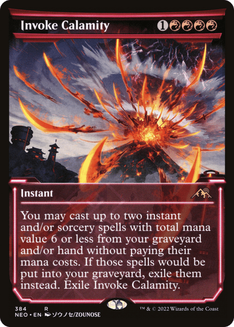 Invoke Calamity (384) — Kamigawa: Neon Dynasty