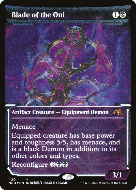 Blade of the Oni (420) — Kamigawa: Neon Dynasty