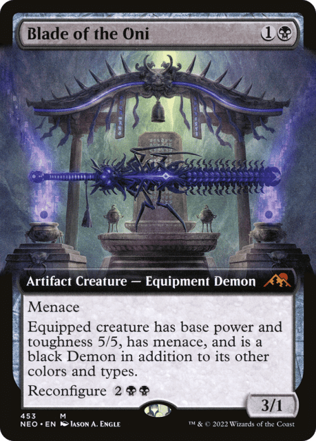 Blade of the Oni (453) — Kamigawa: Neon Dynasty