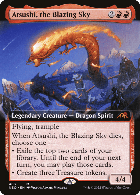 Atsushi, the Blazing Sky (463) — Kamigawa: Neon Dynasty