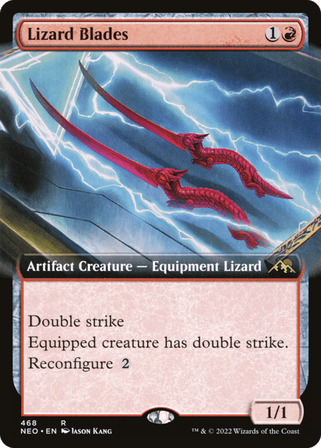 Lizard Blades (468) — Kamigawa: Neon Dynasty