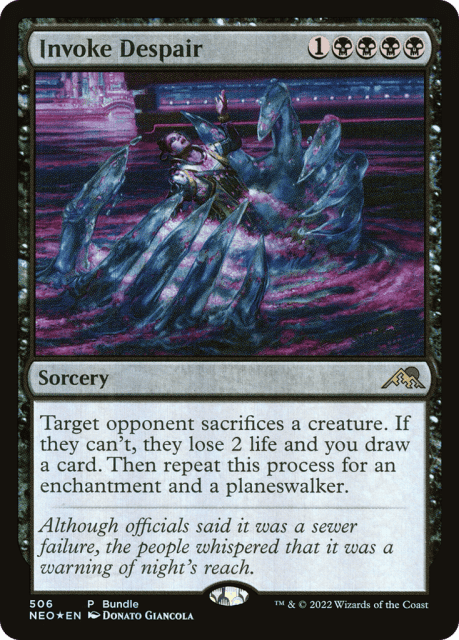 Invoke Despair (506) — Kamigawa: Neon Dynasty