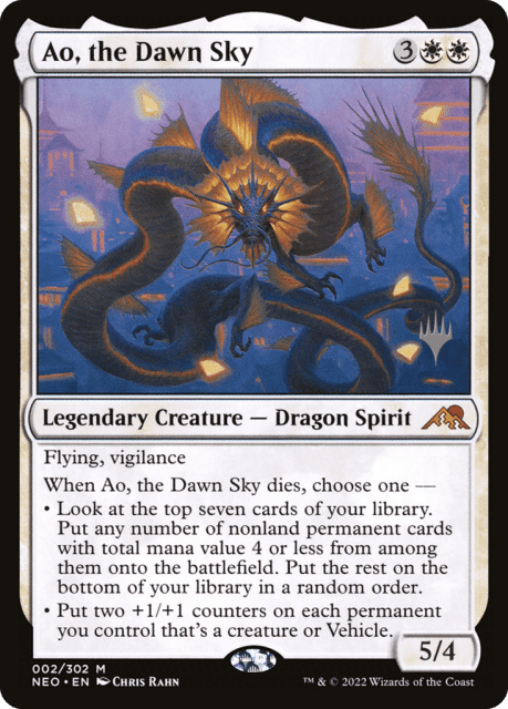 Ao, the Dawn Sky (2) — Kamigawa: Neon Dynasty Promos