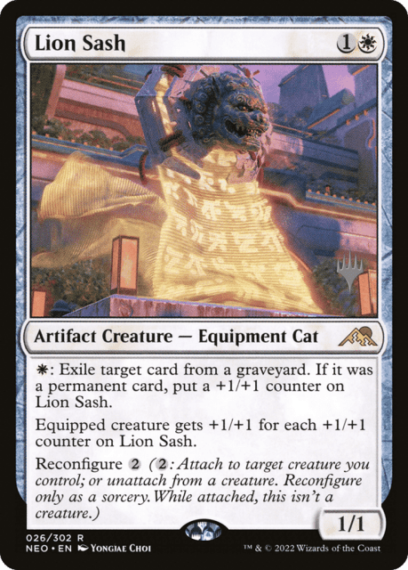 Lion Sash (26) — Kamigawa: Neon Dynasty Promos