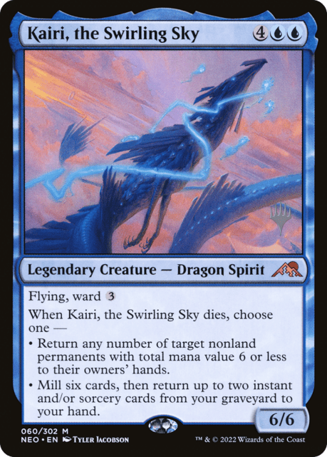 Kairi, the Swirling Sky (60) — Kamigawa: Neon Dynasty Promos