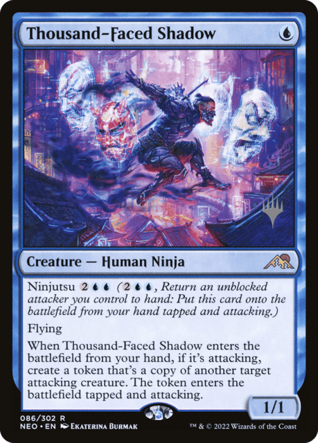 Thousand-Faced Shadow (86) — Kamigawa: Neon Dynasty Promos