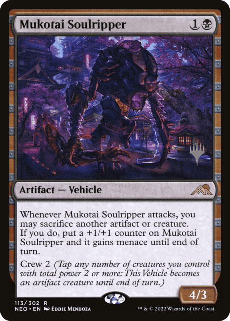Mukotai Soulripper (113) — Kamigawa: Neon Dynasty Promos