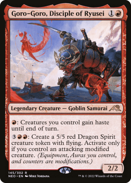 Goro-Goro, Disciple of Ryusei (145) — Kamigawa: Neon Dynasty Promos