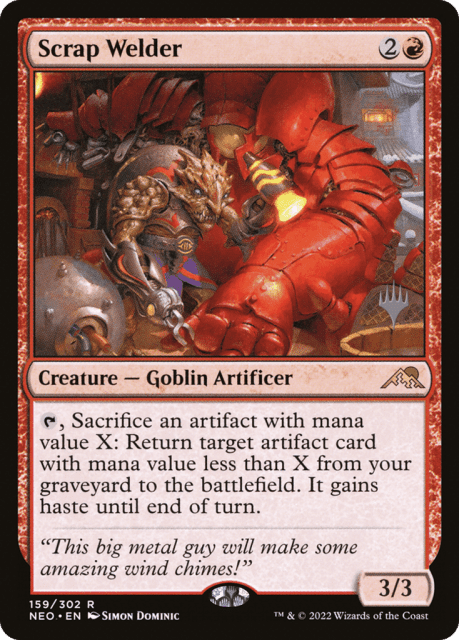 Scrap Welder (159) — Kamigawa: Neon Dynasty Promos