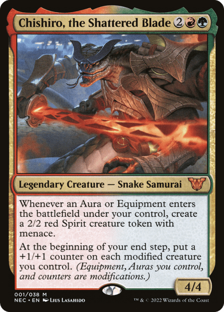 Chishiro, the Shattered Blade (1) — Neon Dynasty Commander