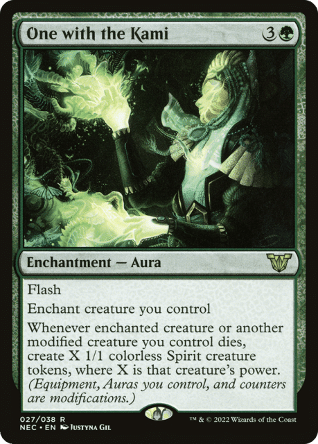 One with the Kami (27) — Neon Dynasty Commander
