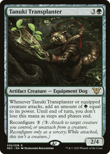 Tanuki Transplanter (30) — Neon Dynasty Commander