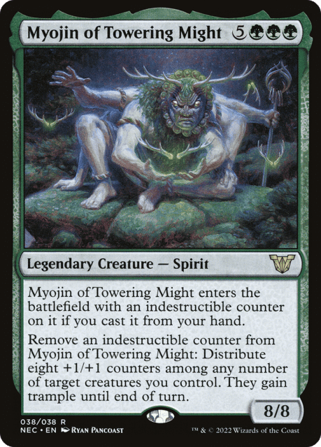 Myojin of Towering Might (38) — Neon Dynasty Commander
