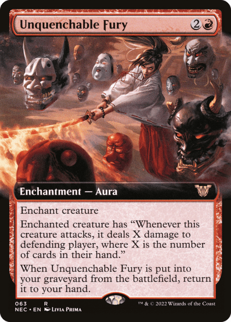 Unquenchable Fury (63) — Neon Dynasty Commander