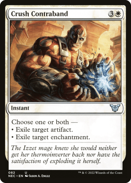 Crush Contraband (82) — Neon Dynasty Commander